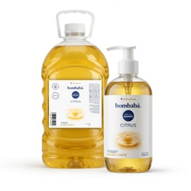 Jabón Líquido Manos Premium Bombabá Kit 4.5 Lt Con Dosificador - Fórmula Suave Para Lavado Frecuente - Para Baño, Cocina, Oficina y Negocio - Aroma Ci