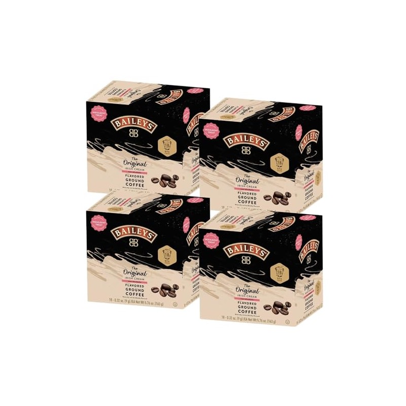 Bailey's Coffee, Original Irish Cream Flavored Single Serve Coffee Cups