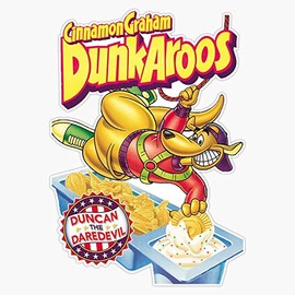 Dunkaroos 90S Bumper Sticker Window Vinyl Decal 5"