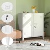 MIOCASA Metal Storage Cabinet with Locking Double Doors, Lockable Steel