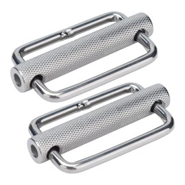 Sliding Buckle, Stainless Steel Knurled Sliding Belt Buckle, for Straps, Buckle Straps, Nylon Straps, Camping Straps, Suitcases, Backpacks, Sports Equipment, Marine Straps (50 mm)