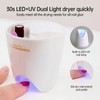 TOUCHBeauty Manicure/Pedicure Kit with UV Light and 5 Replacement nail