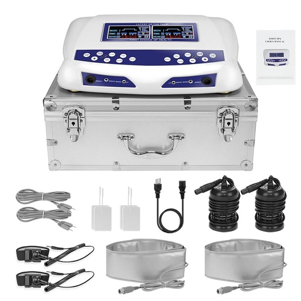 Veicomtech Dual Ionic Foot Bath Detox Machine, LCD Display, 2