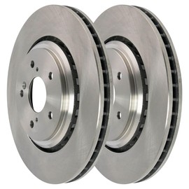 AutoShack Front Brake Rotors | Replacement For 2014-2016 Acura MDX 2015-2020 TLX 2.4L 3.5L V6 AWD FWD | 2-PC Set