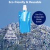 Lanpeeking Pack of 6 Foldable Water Bottles - Reusable and