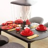 Handcrafted Clay Designer's Unique Restaurant Tableware Ceramic Tableware Set with