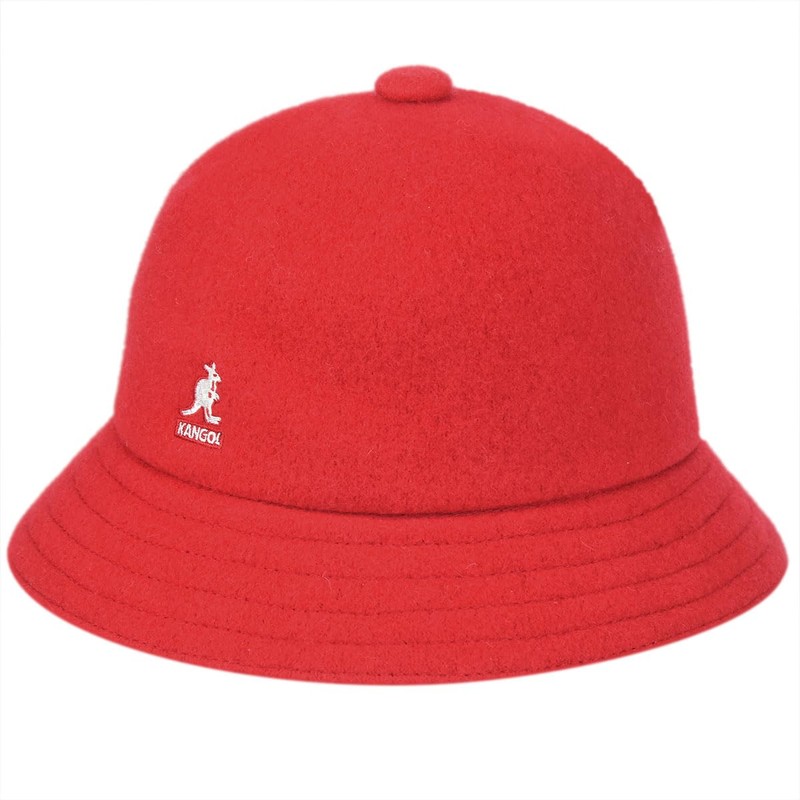 Kangol Unisex Wool Casual Beret Hat, red