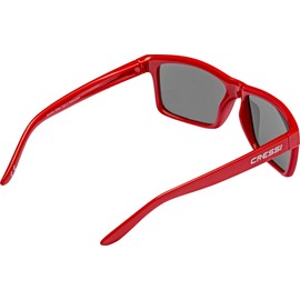 Cressi Unisex's Bahia Floating Sunglasses -Shatterproof Polarized 100% UV Protection, Red/Blue Mirrored Lenses, One Size