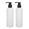 Massage Oil Dispenser Pump 2pcs 250ml Reusable Cream Shampoo Bottle