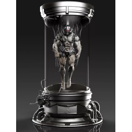 Weapon X statue figure diorama STL file for 3d printing