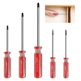 5 Piece Tri Wings Screwdriver, Screwdriver Set Includes Y3 (6 mm)/Y2 (5 mm)/Y1 (4 mm)/Y0 (3 mm)/Y00 (2 mm), Multifunctional Magnetic Y Screwdriver Set, for Repairs, DIY Work