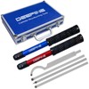 DEEFIINE Carbide Tipped Wood Lathe Turning Tools Set, Lathe Rougher