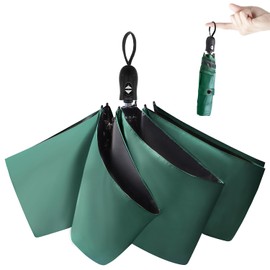 Parasol, UV Protection, 100% Light Blocking, Foldable, 6.7 oz (186 g - 196 g), Convenient to Carry, Durable, Lightweight, One-Touch Auto Open and Close, Rain Umbrella, Women's, Compact, Complete Light