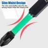12Pcs Magnetic Impact Driver Bits, Long S2 Steel Magnetic Drill