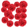 Pompom Tissue Paper Red Valentine's Day Christmas Decoration Pompom Decoration