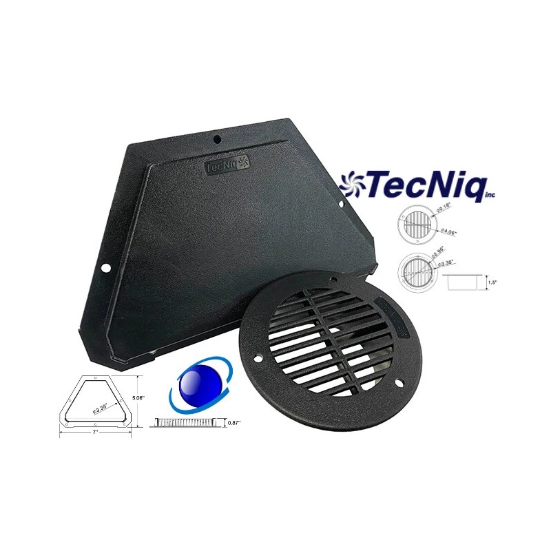 TecNiq Inc Air Vents New TECNIQ USA RV Camper Side