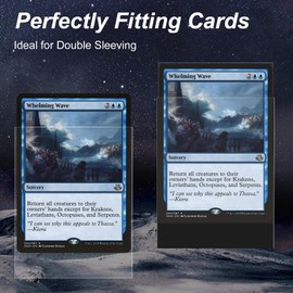 Pack of 1200 Card Sleeves, Perfect Matching Inner Sleeves, Ideal for Double Sleeves, Trading Card Sleeves, Compatible with MTG, TCG, Baseball and Football Cards