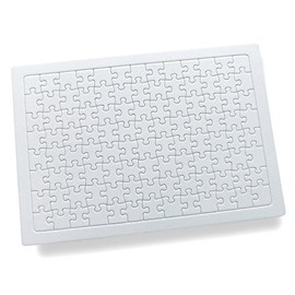 kdc White Plain Puzzle A4 Normal Piece 104P (Set of 5)