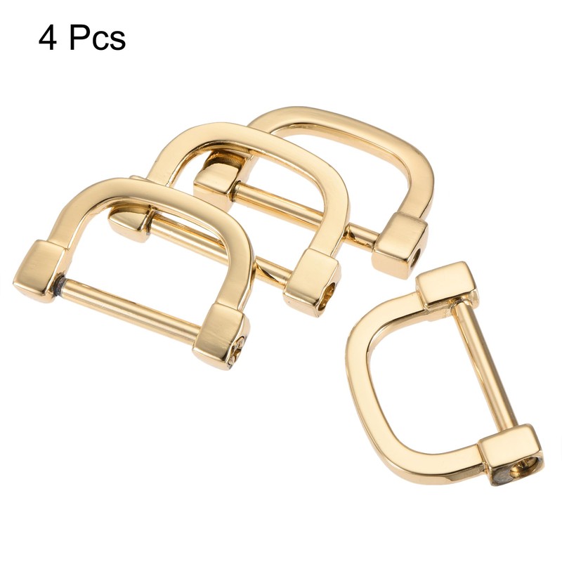 sourcing map 4 x 25 mm (0.98 inches) U-shaped horseshoe