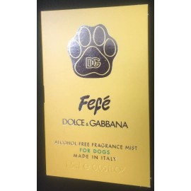 Dolce&Gabbana Fefe Dolce Gabbana Alcohol Free Fragrance Mist for dogs sample spray