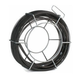 Willbebest Drain Cleaning Cable, 60 Feet x 5/8 Inch Hollow Core Cable, Sewer Cable, Drain Auger Cable Cleaner, Snake Clog Pipe Drain Cleaning Cable, Sewer Drain Auger Snake Pipe