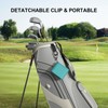Golf Club & Ball Cleaner Bag - Detachable Clip, Silicone