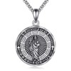 YFN Saint Jude Necklace Sterling Silver Religious Protector Pendant St