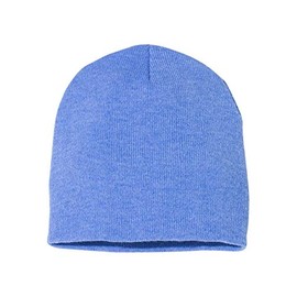 Sportsman 8" Knit Beanie One Size Heather Royal