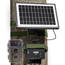 SUNAPEX 6W Solar Panel for Trail Camera Solar Battery Charger with Controller US