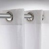 Sealskin Duschvorhang Textil Coloris 200 x 180cm Weiß