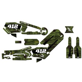 12eDRIVE Apache Green Senge Graphics Kit Compatible with Stacyc