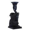 Nemesis Now Spite Black Cat Candlestick Holder, 18.5cm