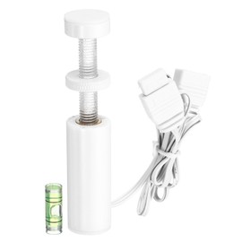 MECCANIXITY Graphics Card GPU Support Bracket, GPU Stand Holder Magnetic Base 49-82mm Adjustable Height Brace for Desktop Video Card with Colorful Light, Aluminum Alloy White