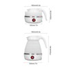 Folding Electric Kettle 0.6L 400W Collapsible Hot Water Kettle for