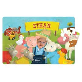 Personalized Jigsaw Puzzle for Kids, 24-Piece - I See Me! (Farm)