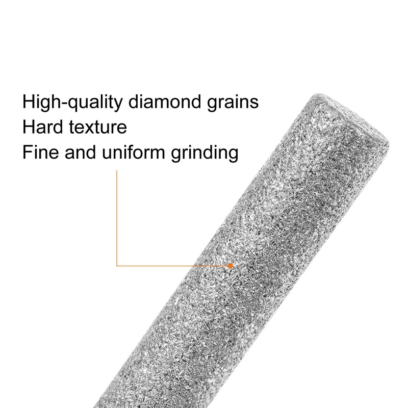 sourcing map 6pcs Diamond Coated Chainsaw Sharpener Bits 5/32" 4mm