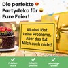 DankeDir! Alcohol Problems Plastic Sign with Saying - Funny Gift
