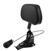 HDBUBALUS Motorcycle Adjustable Rider Backrest with Pad Foldable Driver Backrest