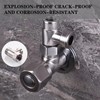 Stainless Steel 3 Way Diverter Tee Connector for Angle Valve