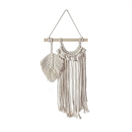 Hosoncovy Decorative Wall Hanging Tapestry Bohemia Weave Tapestry Bohemia Wall Decor Woven Cotton Thread Tapestry Tassel Tapestry Macrame Tapestry