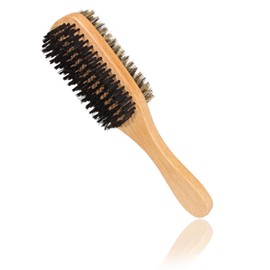 Double Sided Slick Back Hair Brush, Boar Bristle HairBrush For Wet Or Curly, Bristle Hairbrushes, Backcombing Brushes For Sectioning & Parting & Smoothing