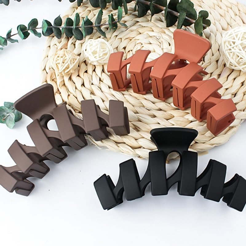 [ナカノヤ] NAKANOYA バンスクリップ 1個 プラスチック 樹脂 ヘアクロー バンス ジッケピン ヘアクリップ