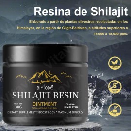 2 Frasco Resina Shilajit Puro Orgánico Del Himalaya