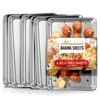 Eatex Aluminum Baking Sheet Set, 6 Pack Cookie Sheet Set,
