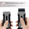 Bates- Razor Blade Scraper Tool Set, 2 Pack, Black &