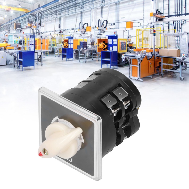 Universal Cam Switch Positioning Type Transfer Changeover On/Off 110‑380V/16A LW5D‑16/2C