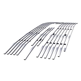 APS Compatible with Chevy Silverado 1500 2019-2022 RST & LT & LT Trail Boss Main Upper 304 Stainless Steel Chrome Polished 8x6 Billet Front Grill Grille Insert C65655C