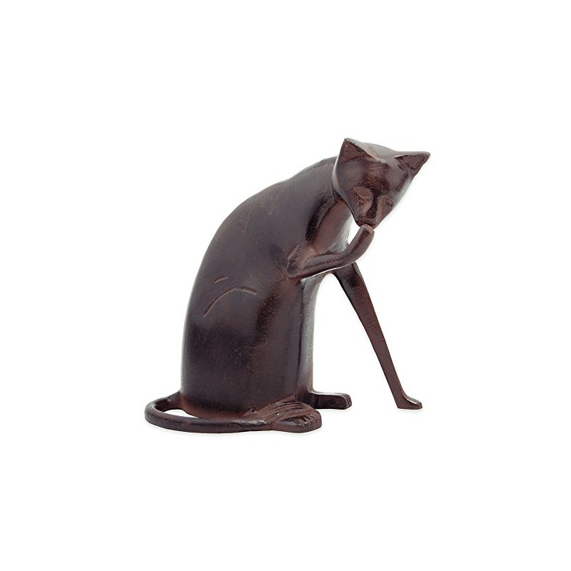 Achla Designs Coy Cat, Garden Animal Statue
