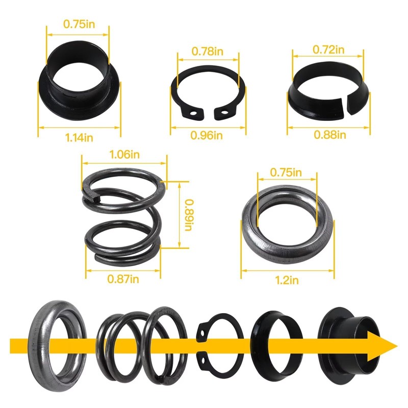 Vicue F4DZ-3517-A Steering Column Upper Bearing Kit Replacement for 1992-2003