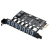 ELUTENG PCIE USB 3.0 Card 7 Ports PCI Expree to
